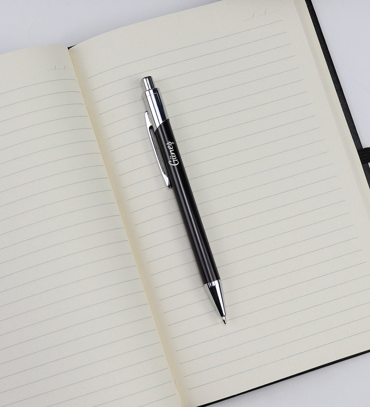 Siyah Defter & Cam Matara & Tükenmez Kalem & Tutucu & T Kupa & Filtre Kahve & Fotoğraf Hediye Seti