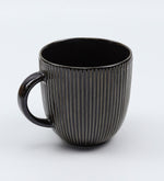 Kişiye Özel Siyah Yumuşak Kapaklı Not Defteri & Siyah Çizgili Porselen Kupa & Siyah Metal Kutulu Mum Hediye Seti