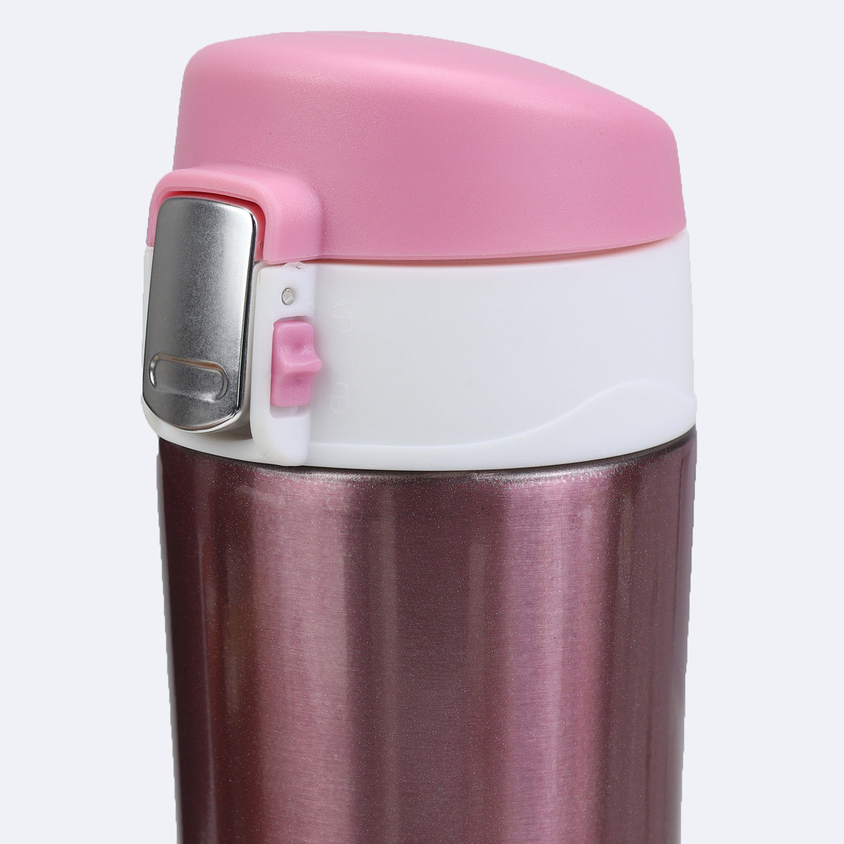 Kilitli Pembe Termos