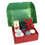 Yılbaşına Özel Tasarım Fincan & Kokina Çiçek & Godiva Çikolata & Türk Kahvesi & Mum Hediye Seti