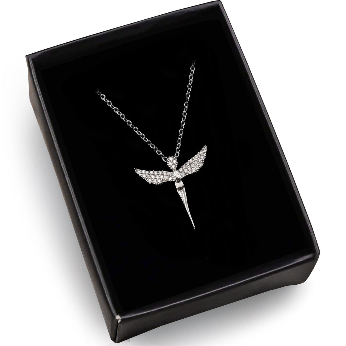 Gümüş Renk Melek Kolye