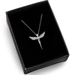 Gümüş Renk Melek Kolye