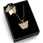 Kişiye Özel Kelebek Kanatlı Kolye