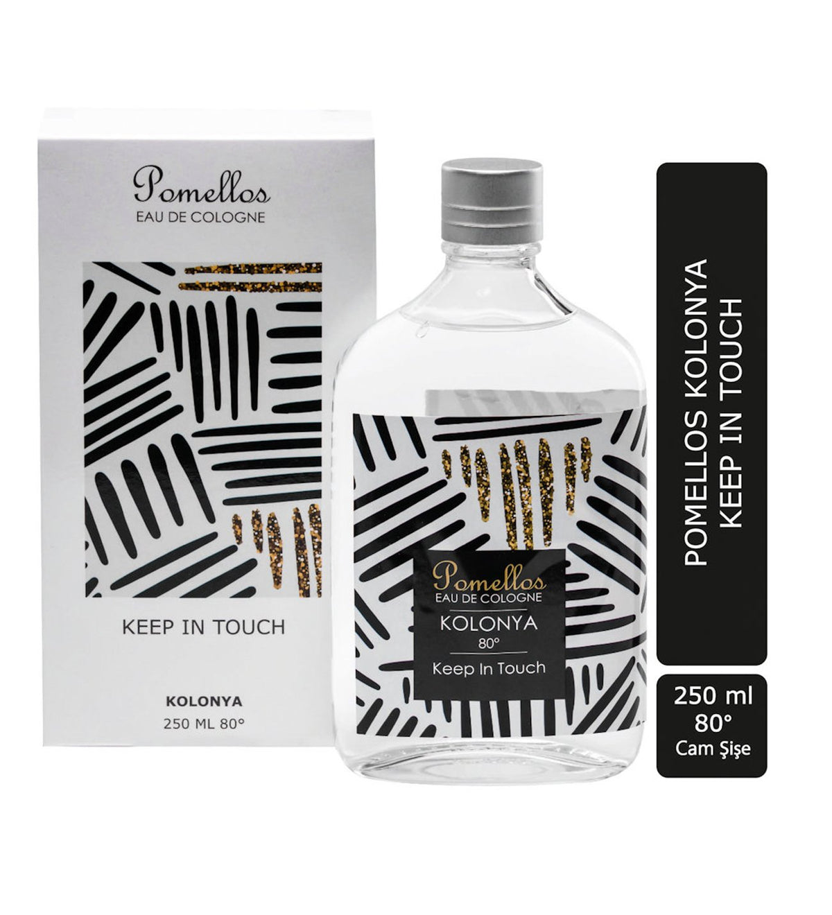 Siyah Kravat & Seramik Fincan & Selamlıque Türk Kahvesi & Kolonya Hediye Seti