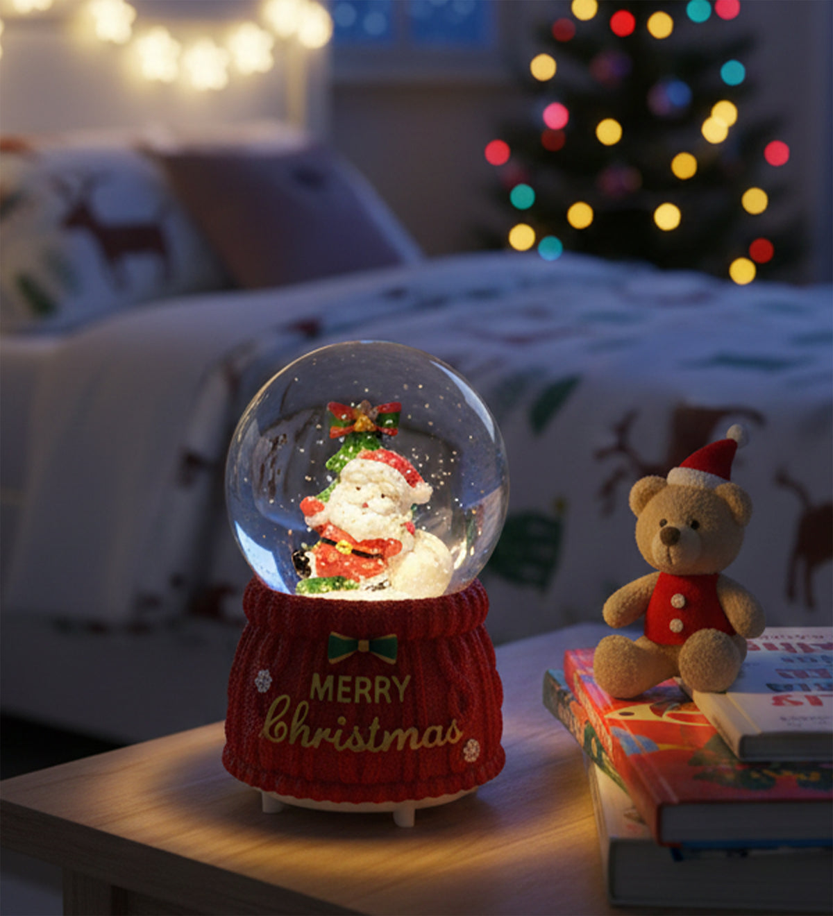 Orta Boy Noel Baba Kar Küresi