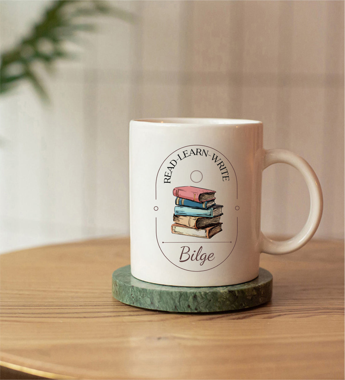 Anı Defteri & Dava Kitabı & Gold Roller Kalem & Çerçeve & Kupa & Sukulent Hediye Seti