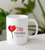 Godiva Çikolata & Matara & Türk Bayrağı & Kupa 23 Nisan Hediye Seti