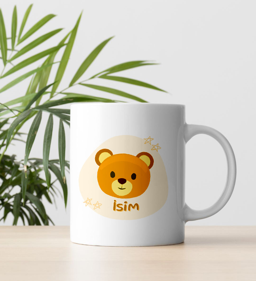 Kişiye Özel Kupa & Ayıcık Buketi Hediye Seti