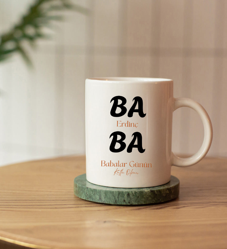 Baba Tasarım Kupa & Godiva Çikolata & Kartlık