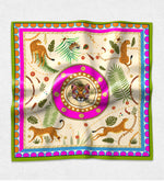 Leopar Figürlü Fular