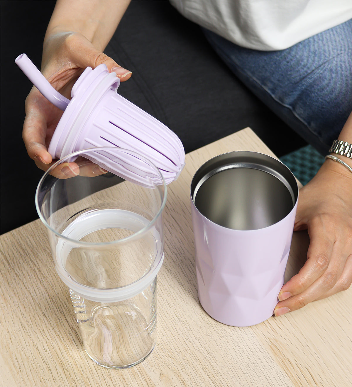 Cam Detox Pipetli Termos 650 ml