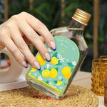 Peştemal & Kişiye Özel Pipetli Buzlu Cam Bardak & Thalia Sabun & Kolonya Yaza Merhaba Hediye Seti