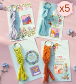 Makrome Anahtarlık Çikolata Hediye Seti