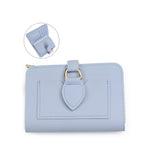 Mavi Yumuşak Deri Kartlık Cüzdan