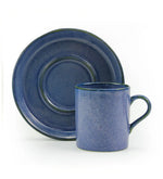 Babalar Günü Trendmiya Okyanus Kolonya & Mavi Porselen Fincan & Godiva Çikolata & Selamlıque Türk Kahvesi Hediye Seti