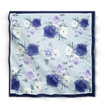 2'li Mavi Porselen Fincan & 200 ml Trendmiya Kolonya & Mavi Çiçekli Fular & 2'li Tek İçimlik Türk Kahvesi