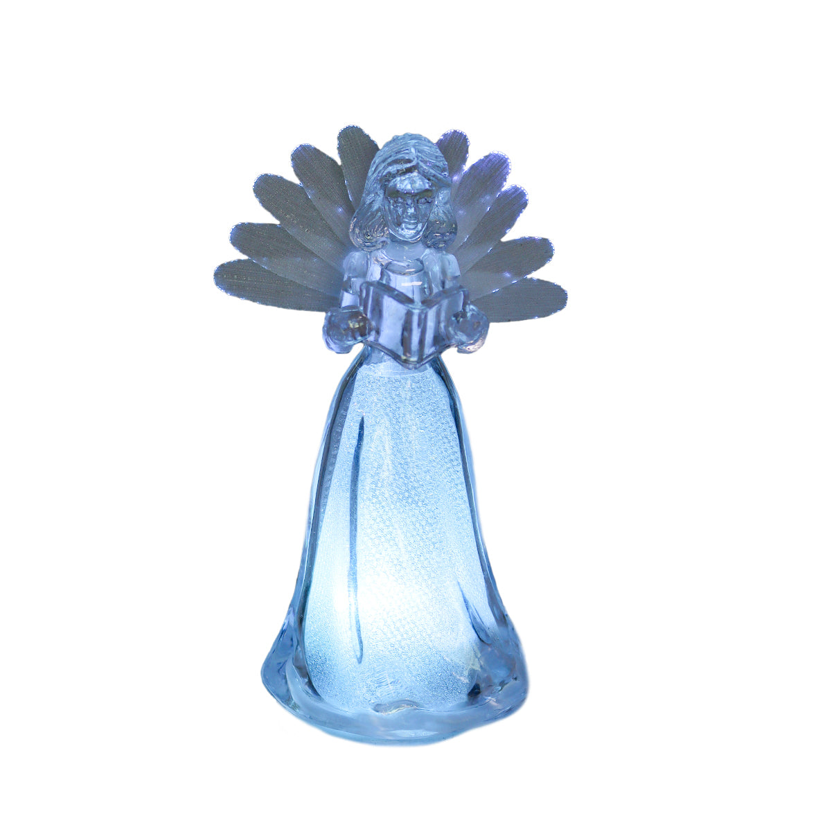 Gül Kutusu & Işıklı Melek Biblo & Rose Kadın Saati Hediye Seti