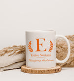 Siyah Turuncu Tasarım Defter & Turuncu Mat Roller Kalem & Kupa Hediye Seti