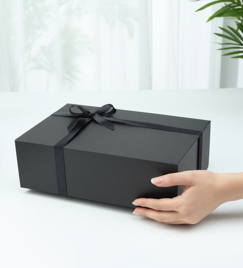 Siyah Mıknatıslı Premium Kutulu Hediye Seti