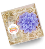 Mini Kolonya & Lotus Mum Hediye Seti