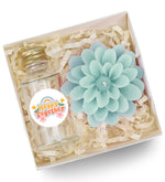 Mini Kolonya & Lotus Mum Hediye Seti