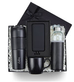 Kişiye Özel French Pressli Termos & Powerbank & Kupa & Matara Premium Hediye Seti