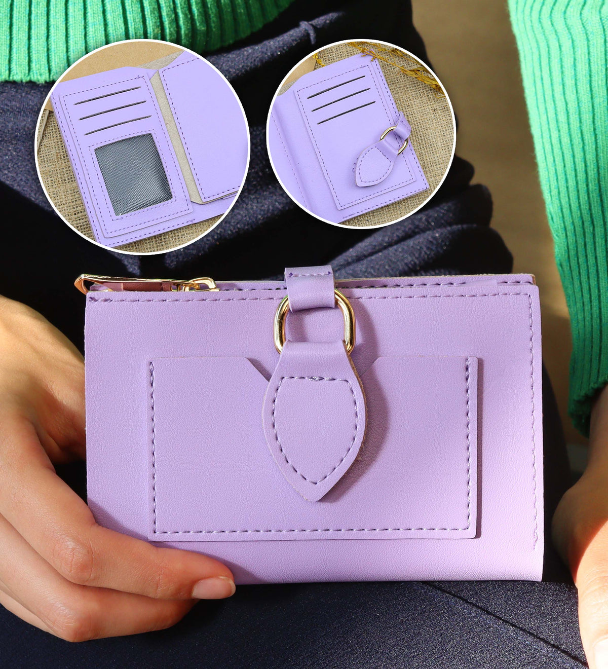 Kadın Saati & Su Yolu Bileklik & Fularlı Çanta Aynası & Cüzdan Hediye Seti