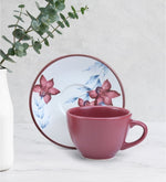 Pembe Metal Kutulu Mum & El ve Yüz Havlusu & Fincan