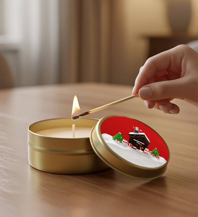 Yılbaşı Çorabı & Mum & T Kupa Hediye Seti