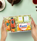 Eyüp Sabri Tuncer El ve Vücut Kremi & Kolonya & Ülker Pastil & Bitki Çayı Hediye Seti