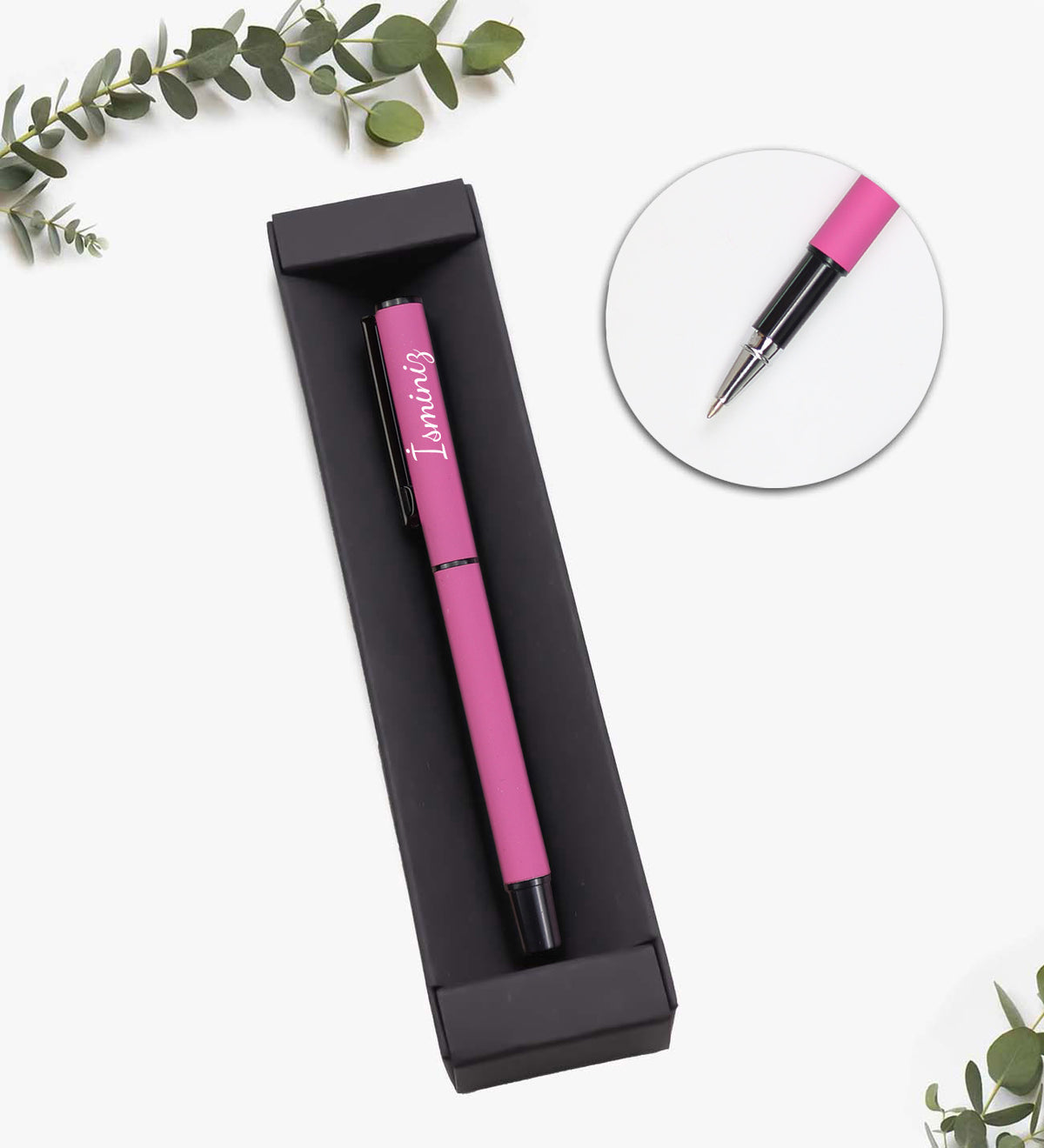 Hediye Kutusunda Kişiye Özel Mat Roller Kalem