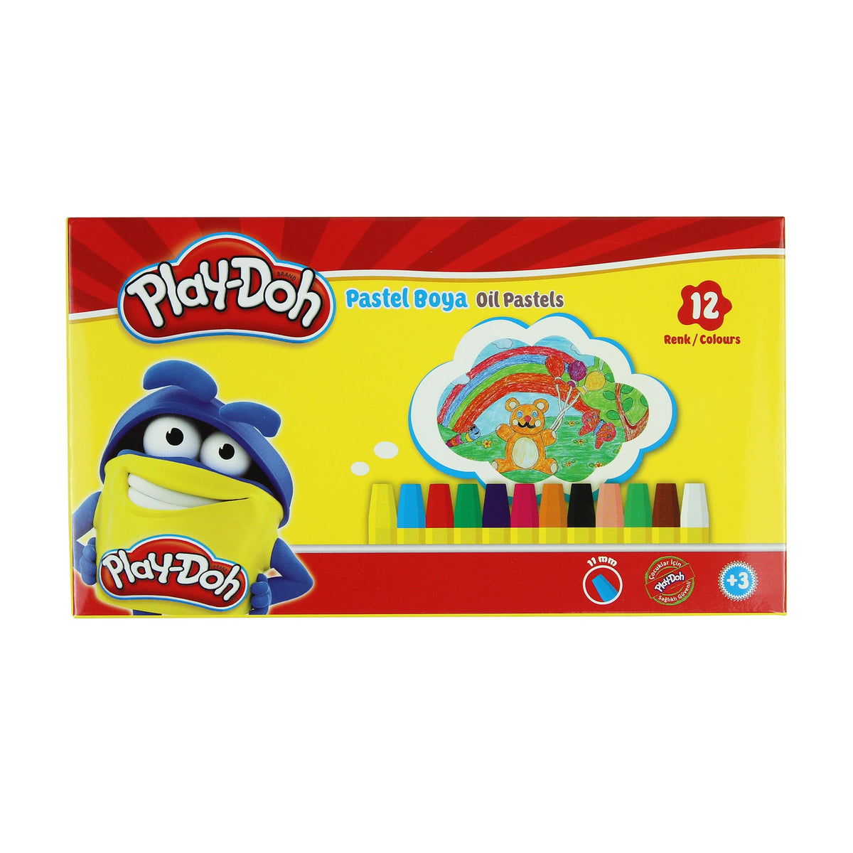 Boyama Kitabı & Play-Doh Pastel Boya & 12'li Boya Kalemi & Mini Dedektif Oyunu & Marakas Hediye Seti