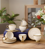 6'lı Gold Detay Porselen Fincan Takımı