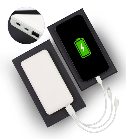 10.000 mAh Beyaz Powerbank