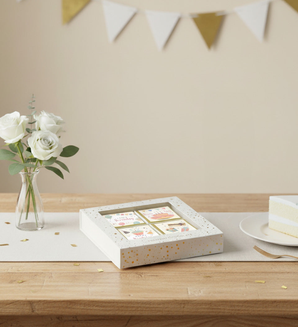 Doğum Günü Baskılı Premium Madlen Çikolata