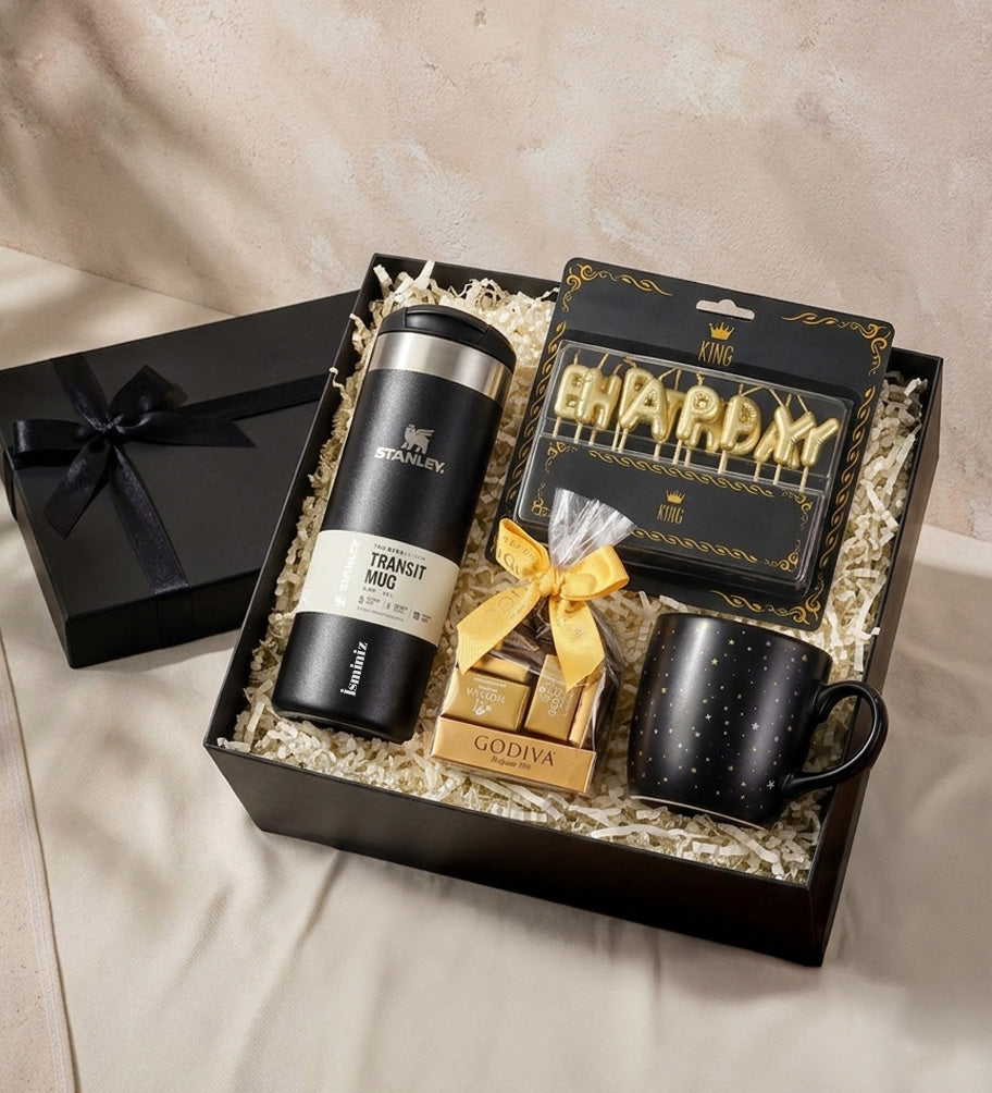 Stanley Termos & Happy Birthday Mum & Godiva Çikolata & Kupa Hediye Seti