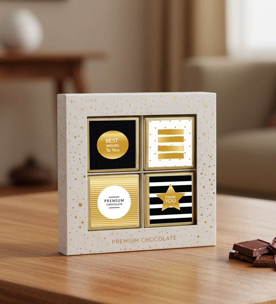 Turuncu Defter & Roller Kalem & Premium Madlen Çikolata Hediye Seti