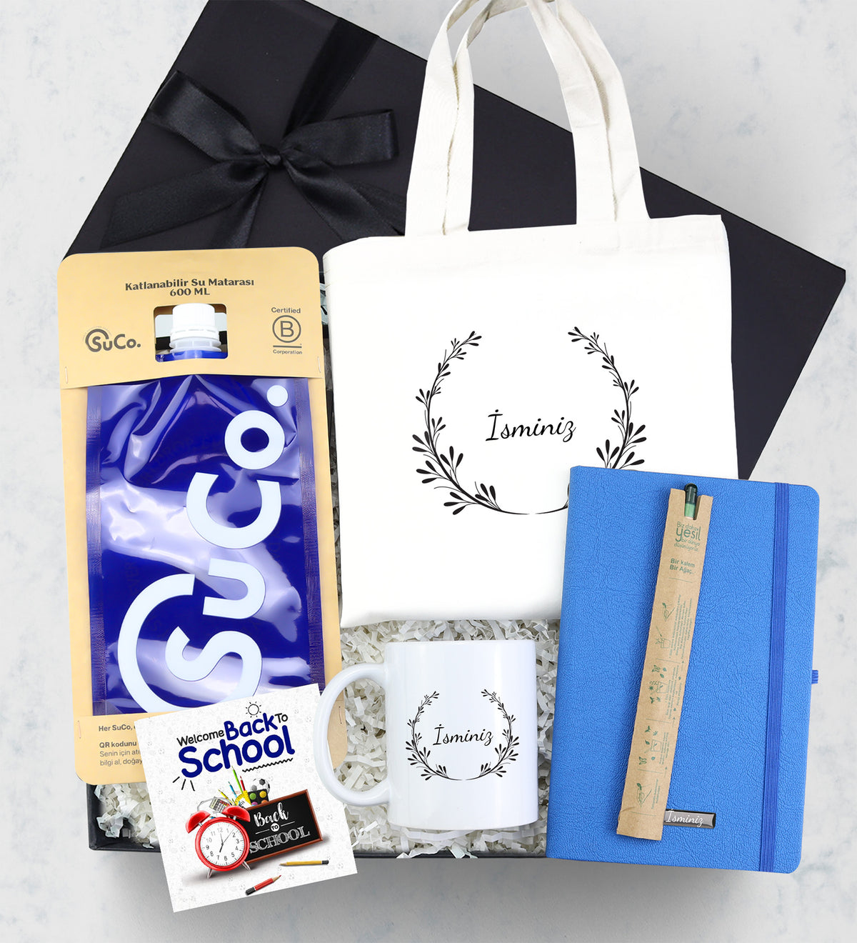 SuCo & Çanta & Defter & Kupa & Tohumlu Kalem Hediye Seti