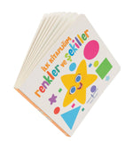 Renkler ve Şekiller Kitabı & Zıbın & Çerçeve & Ayıcık Yenidoğan Hediye Seti