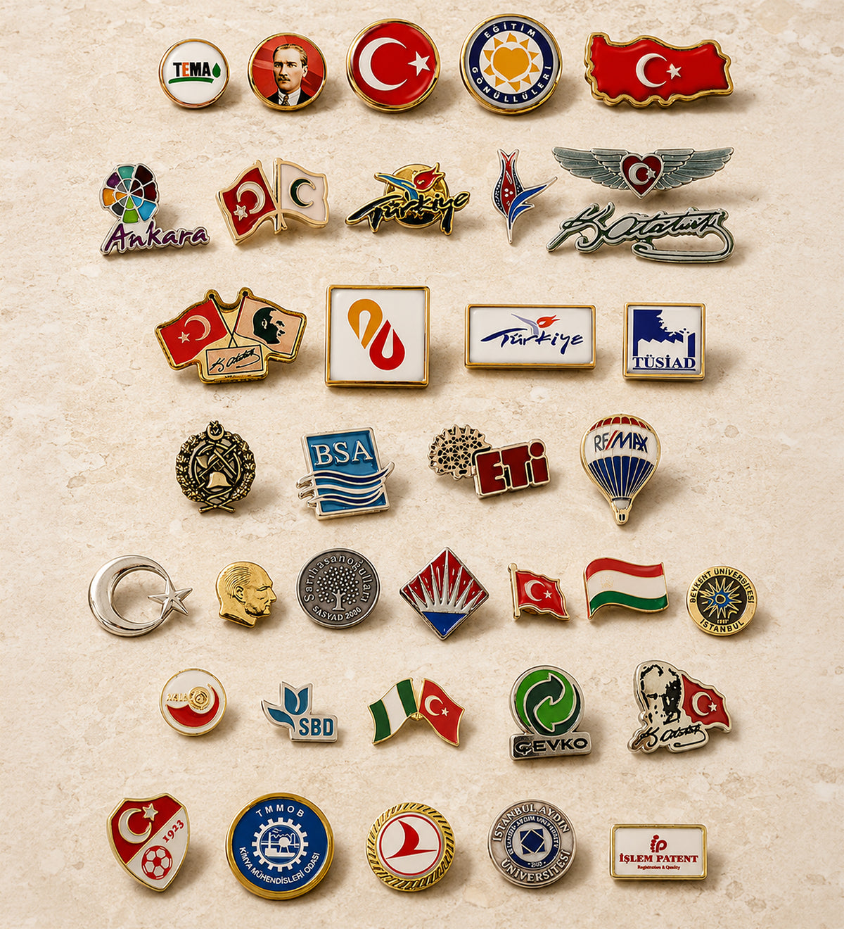 Özel Döküm Rozet