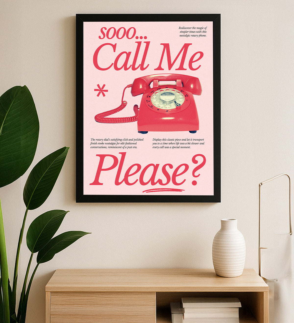 3'lü Pembe Tasarım A4 Çerçeve