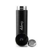 Yılbaşına Özel Kutusunda Kişiye Özel Dereceli Termos & Kalemli Defter Seti & Siyah Kupa & Godiva Çikolata & Çam Ağacı