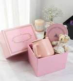 Isıtıcılı Bardak Ayıcık Anahtarlık Kadına Hediye Seti