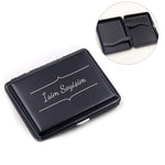 Elektronik Çakmak& Siyah Erkek Cüzdan & Siyah Kartlık & Siyah Tesbih & Tabaka Hediye Seti