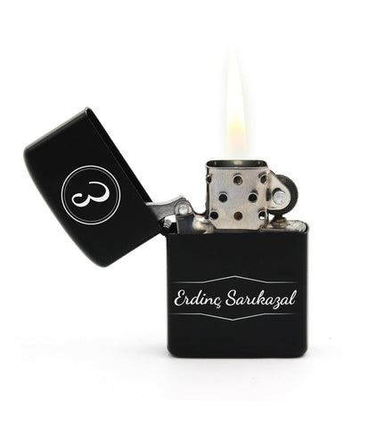 Siyah Renk Zippo Tarzı Çakmak