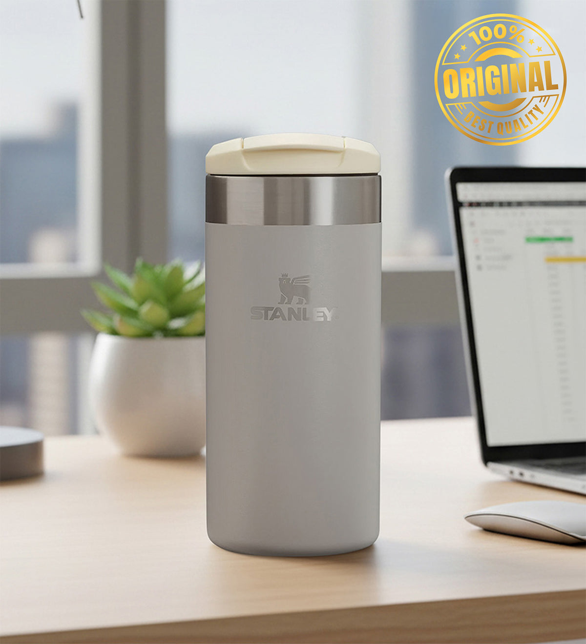 The AeroLight™ Transit Mug Stanley Termos 0.35 L Gri