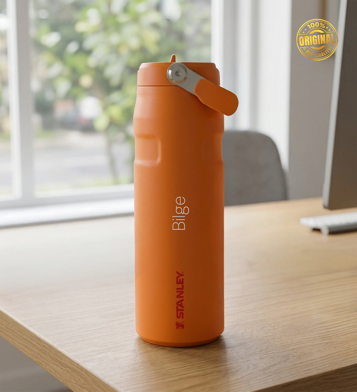 Kişiye Özel The IceFlow Flip Straw Pipetli Stanley Termos Bardak 0,70 L