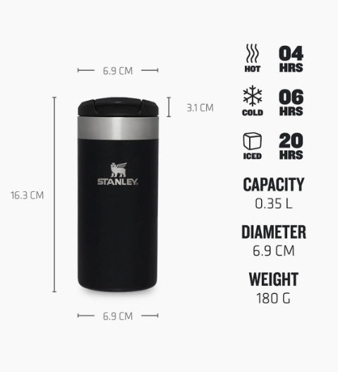 Stanley Siyah Transit Mug Termos 0.35 L