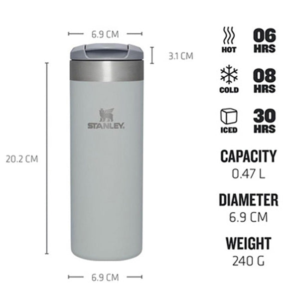 Stanley Transit Mug Termos 0,47 L & Bitki Çayı & Rebul Kolonya & Otacı Pastil Hediye Seti