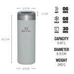 Stanley Transit Mug Termos 0,47 L & Bitki Çayı & Rebul Kolonya & Otacı Pastil Hediye Seti